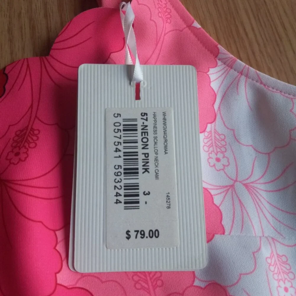 Ted Baker London Pink Floral Cami Tank - Picture 3 of 3